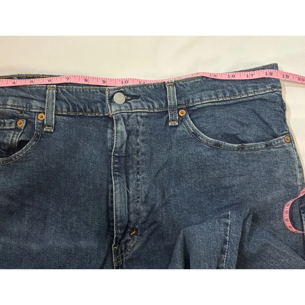 Levi's 505 Dark Wash Straight Leg Denim Jeans 38/29